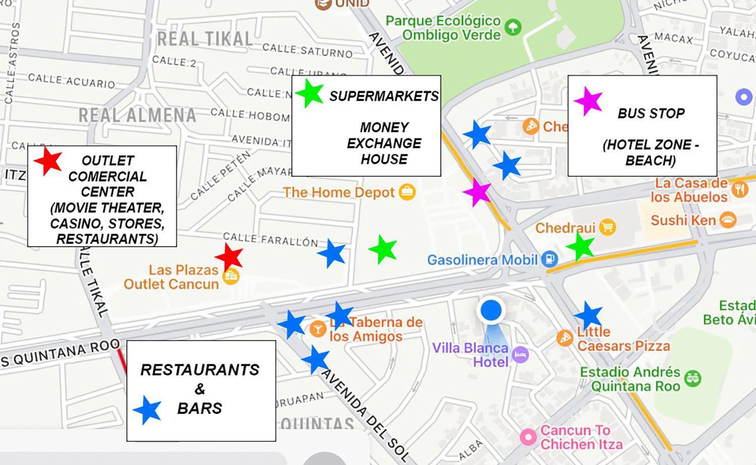 Villa Sofia Hotel Boutique Cancún Eksteriør bilde